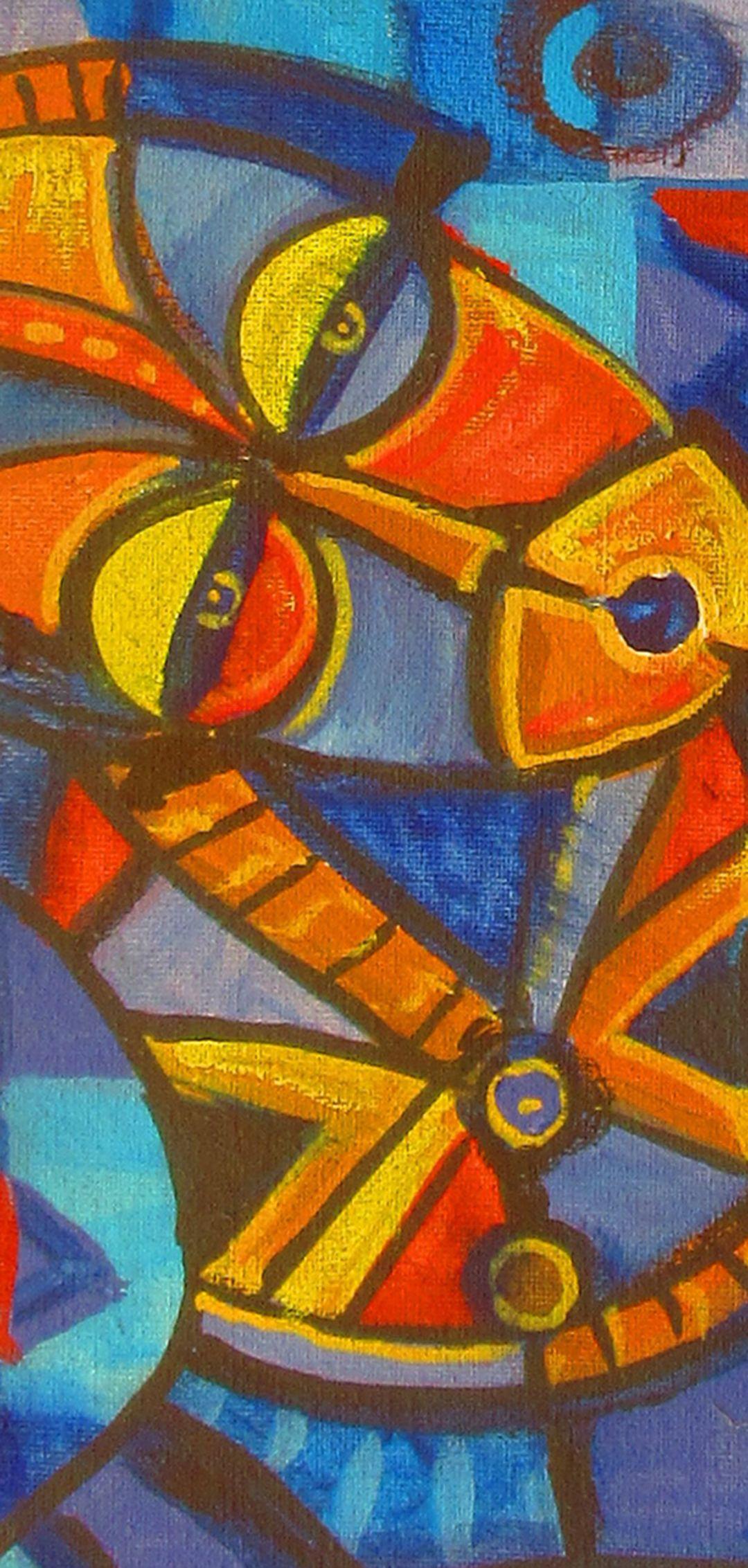 Dancers III, Painting, Acrylic on Canvas For Sale 2