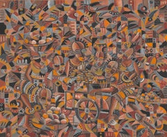Mercado del sábado, Pintura, Óleo sobre lienzo