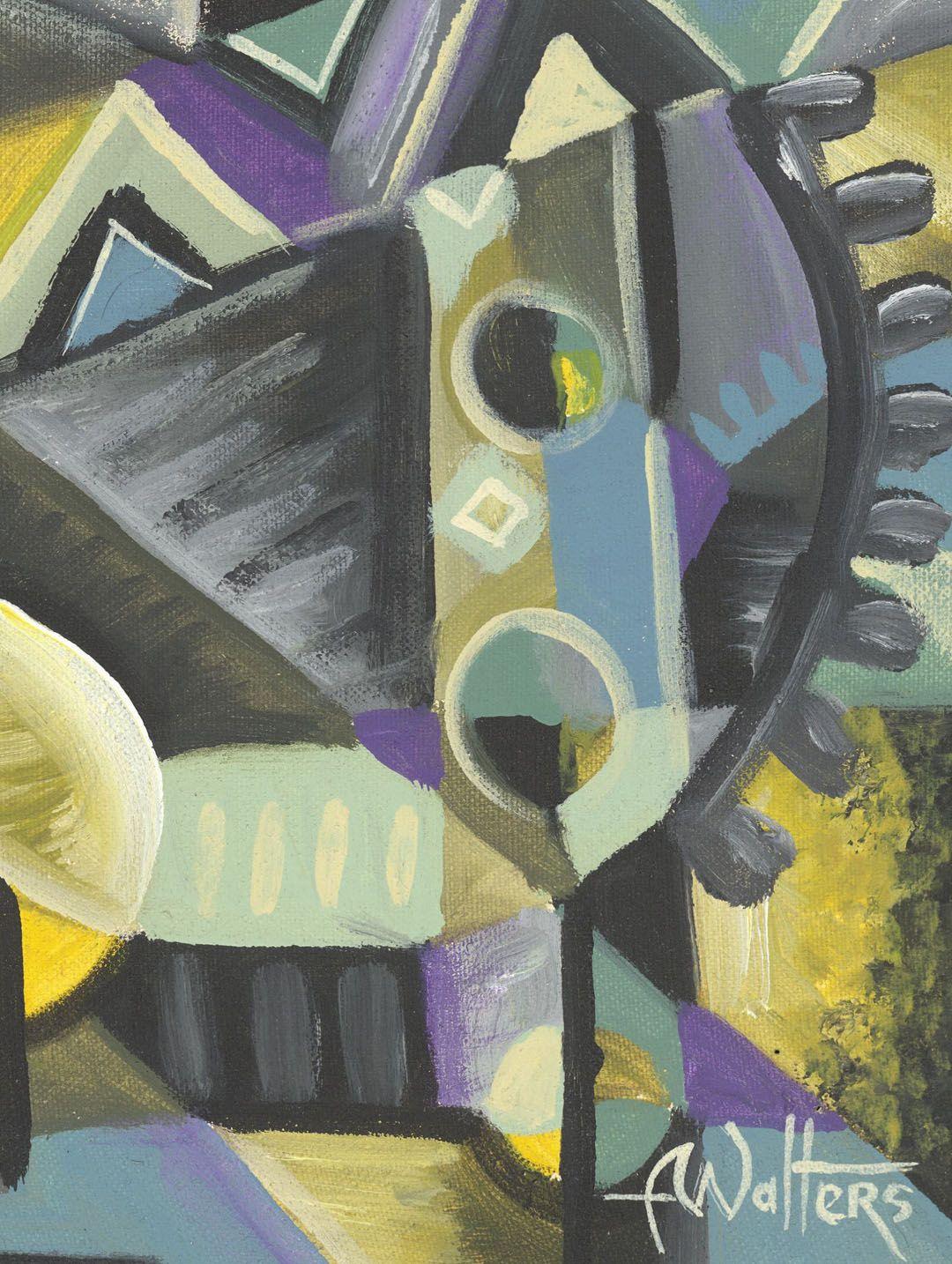 La Blues Band I, Pittura, Acrilico su tela in vendita 2
