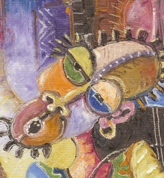 The Drummer, Painting, Oil on Canvas