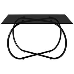 Mesa de centro negra Angui