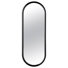 Grand miroir ovale noir Angui