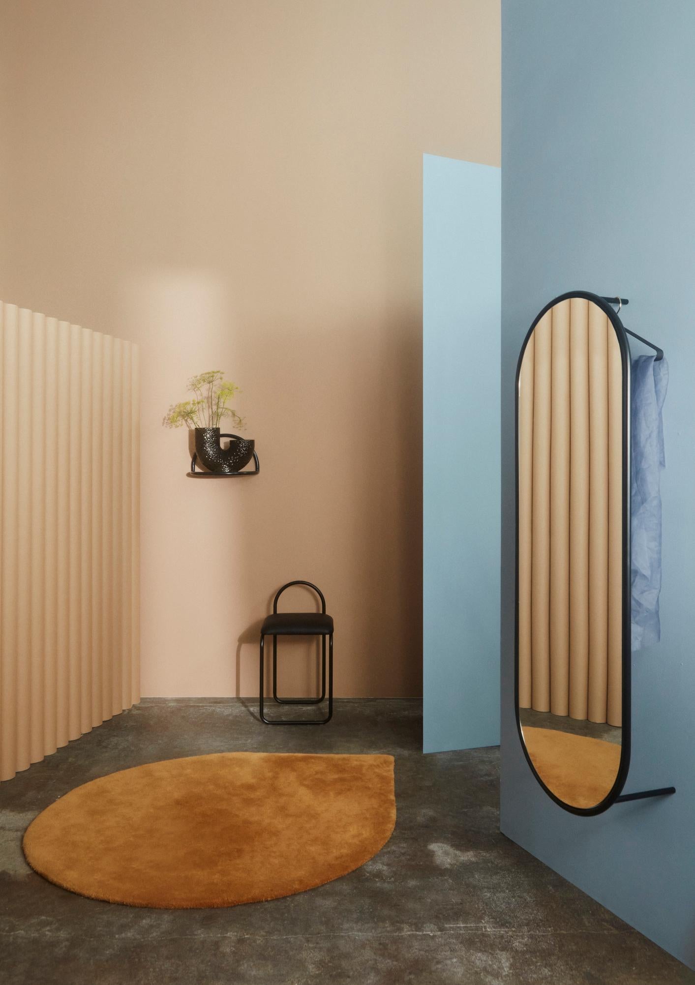 Cuivre Angui - Miroir de garde-robe doré en vente