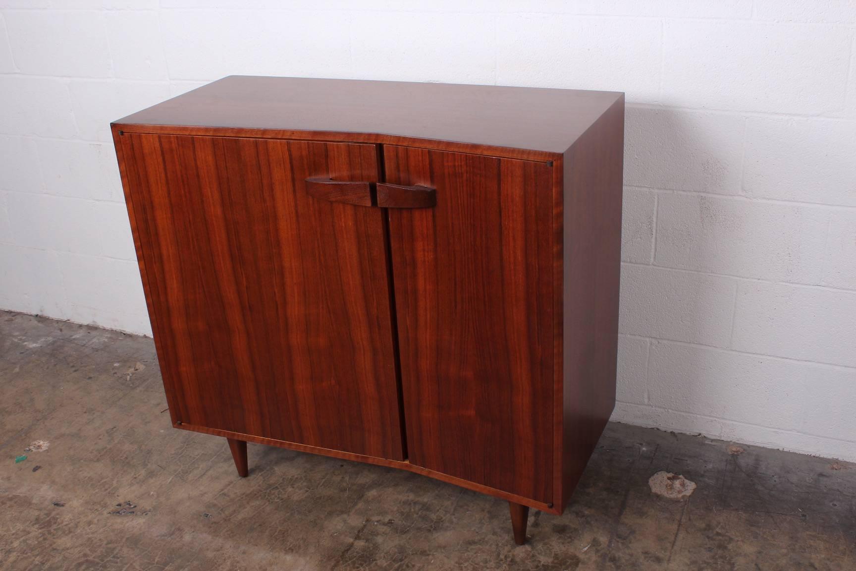 Angular Cabinet by Bertha Schaefer for Singer and Sons In Good Condition In Dallas, TX