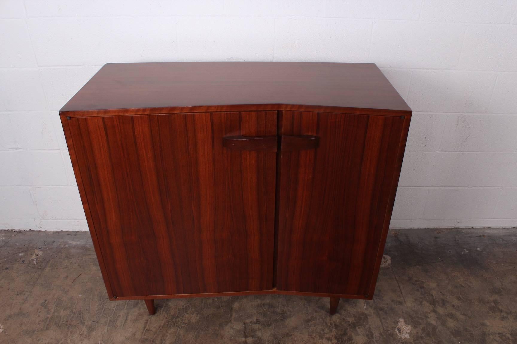 Mid-20th Century Angular Cabinet by Bertha Schaefer for Singer and Sons