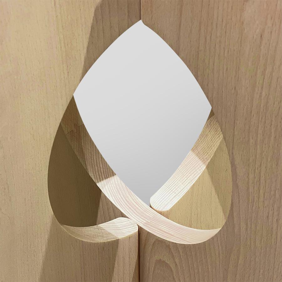 Mesa de comedor angular,  Mármol blanco y madera de haya Moderno en venta