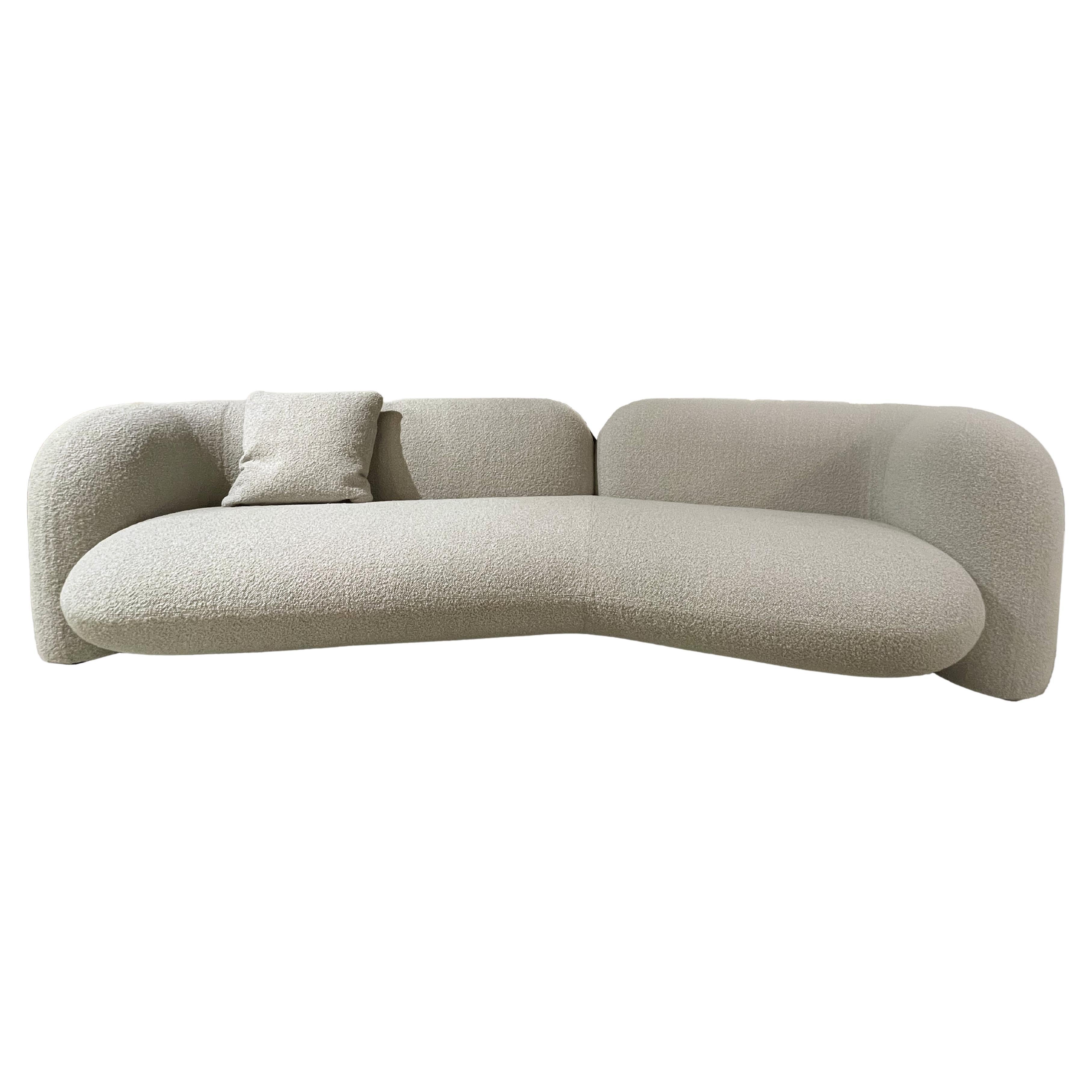 Angular Gio Sofa by Luca Erba for Hessentia, Cornelio Cappellini