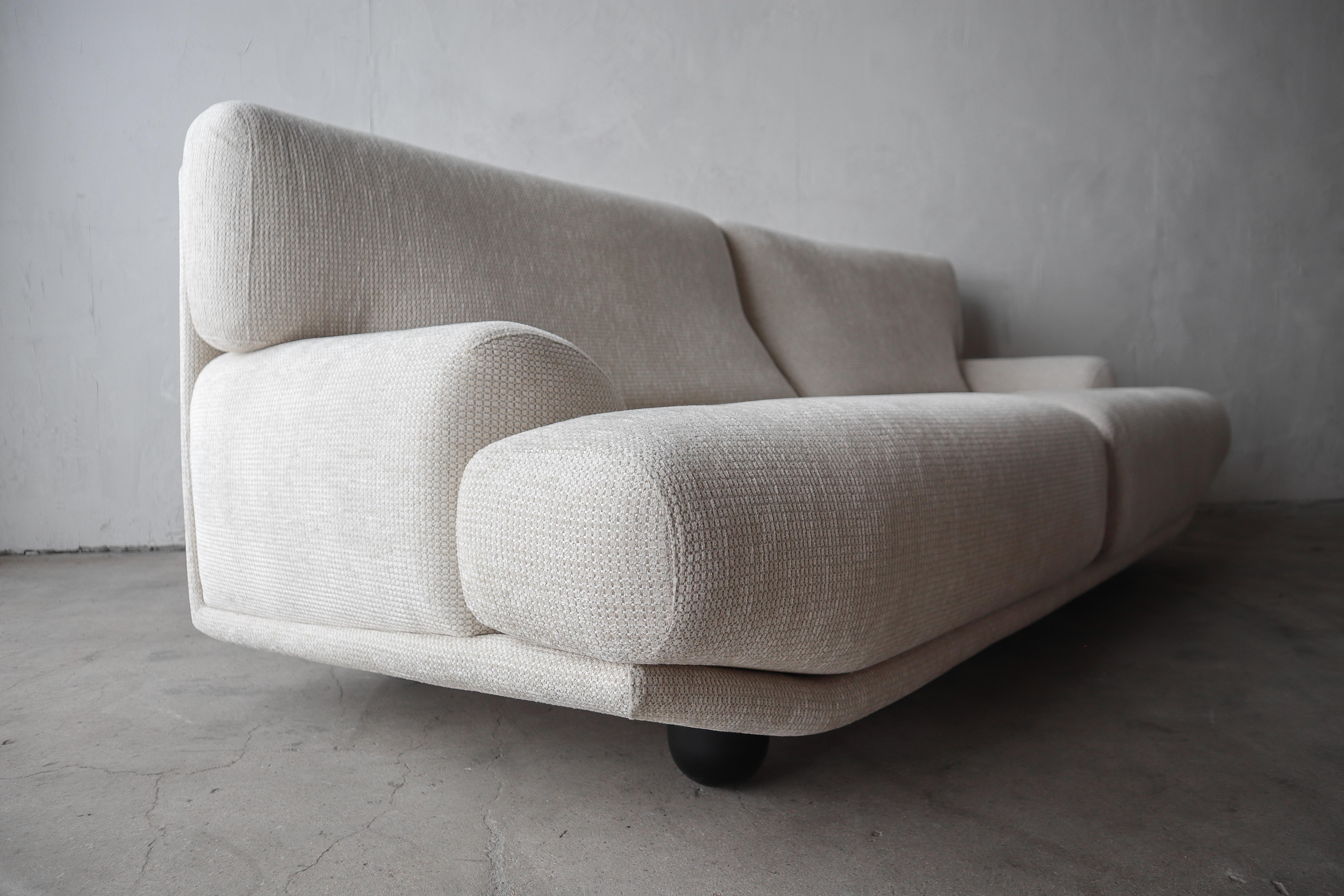 20th Century Angular Postmodern Italian Sofa