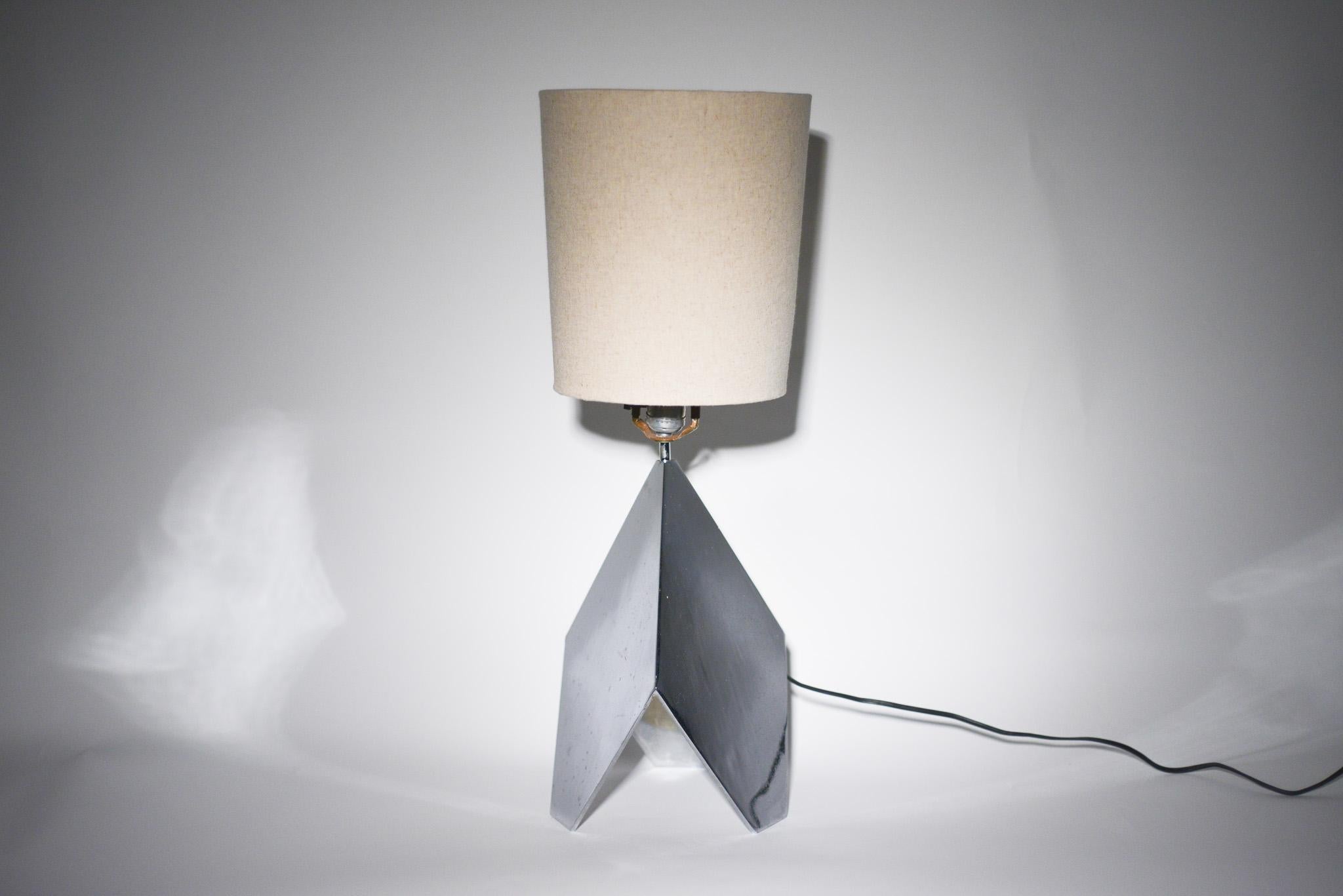 Anodized Angular Table Lamp For Sale