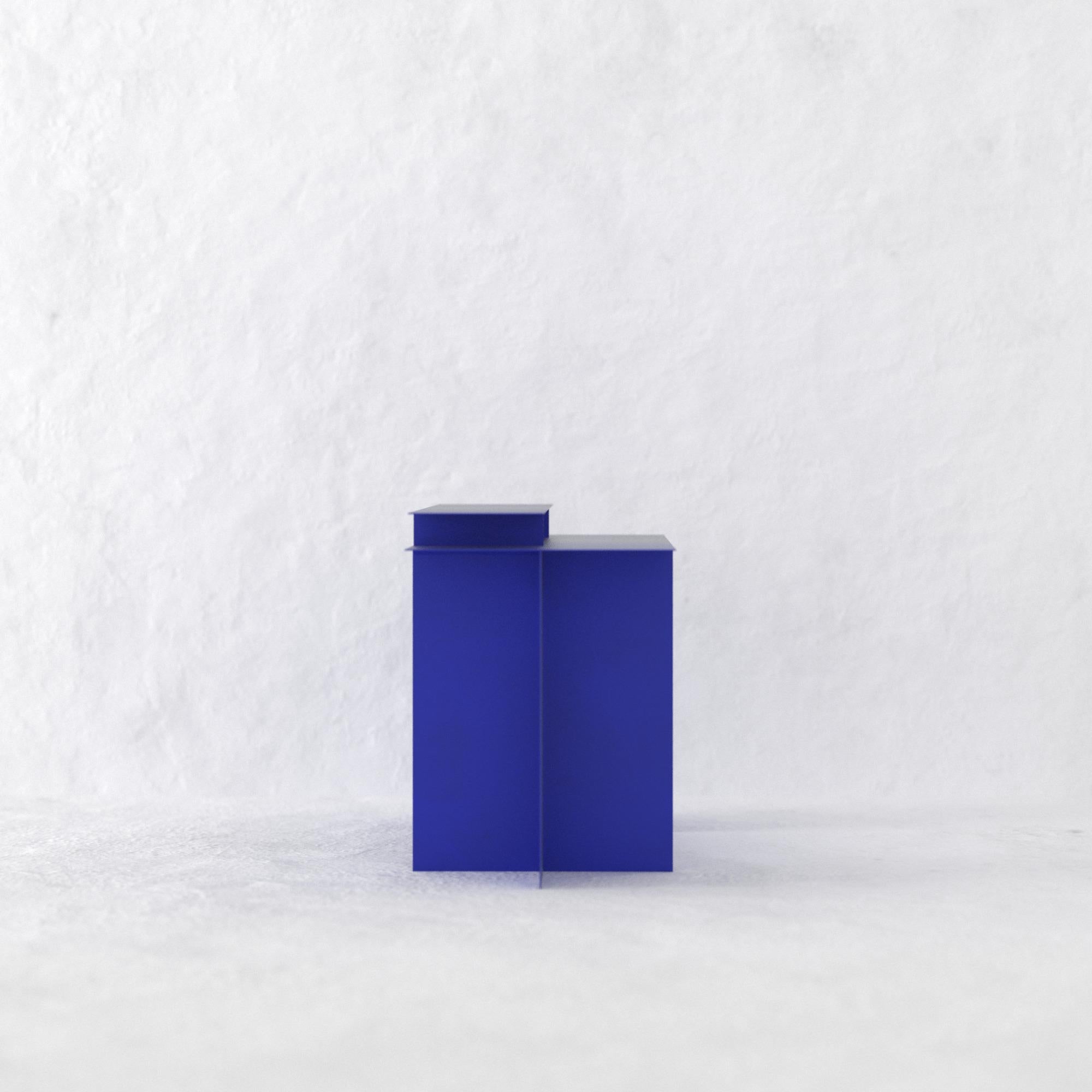 Modern Ángulo Desk - Blue For Sale