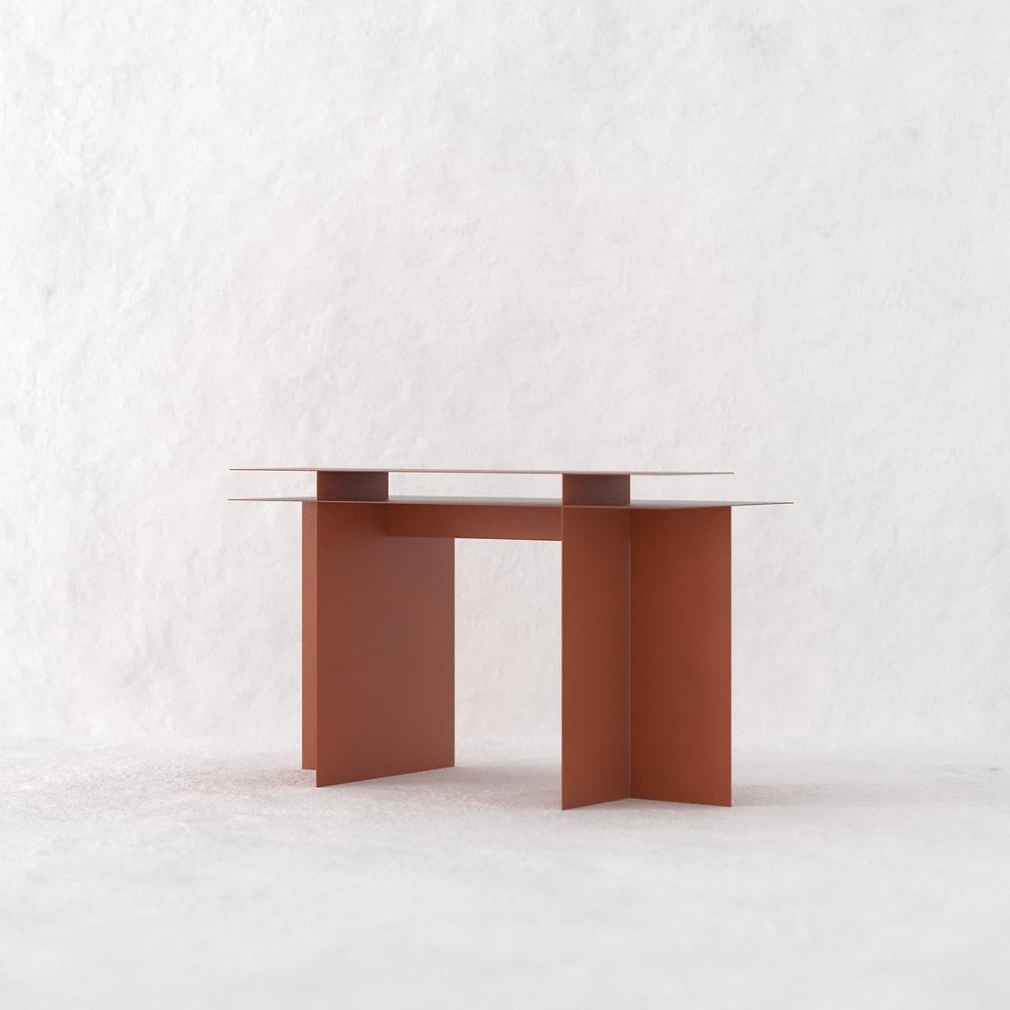 Ángulo Schreibtisch - Terrakotta im Zustand „Neu“ im Angebot in Ciudad De México, MX