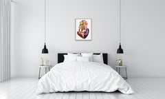 VenusVirtue - A human figure is represented through expressive lines and colors