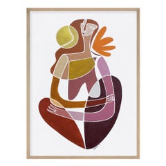 VenusVirtue - A human figure is represented through expressive lines and colors