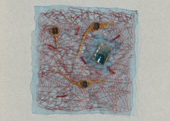 Ani Afshar, Indian Moments VII, Framed Collage, United States, 2016