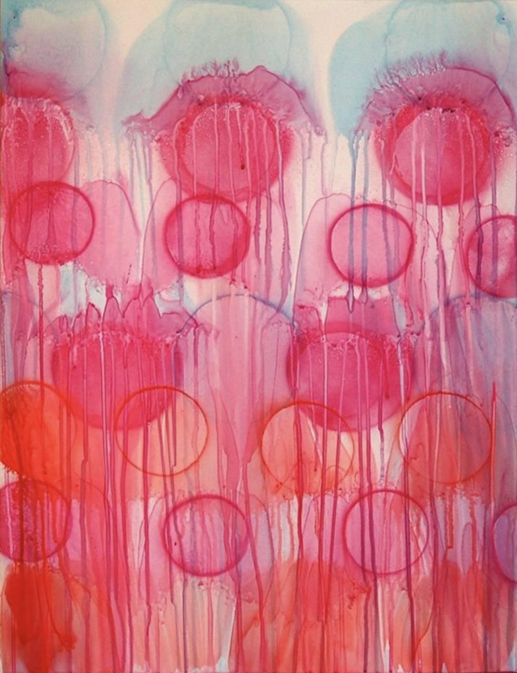 Ani Hoover Abstract Painting - Popsicle