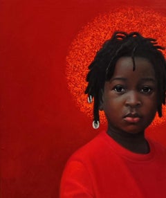 Rising Son -21st Century, Contemporary, Figurative Portrait, Expressionism, Boy