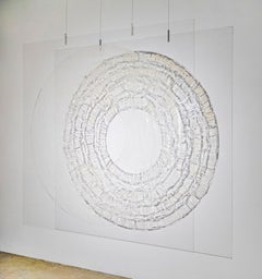 Untitled No 31 - large, transparent, shadow, wall mounted acrylic on plexiglass