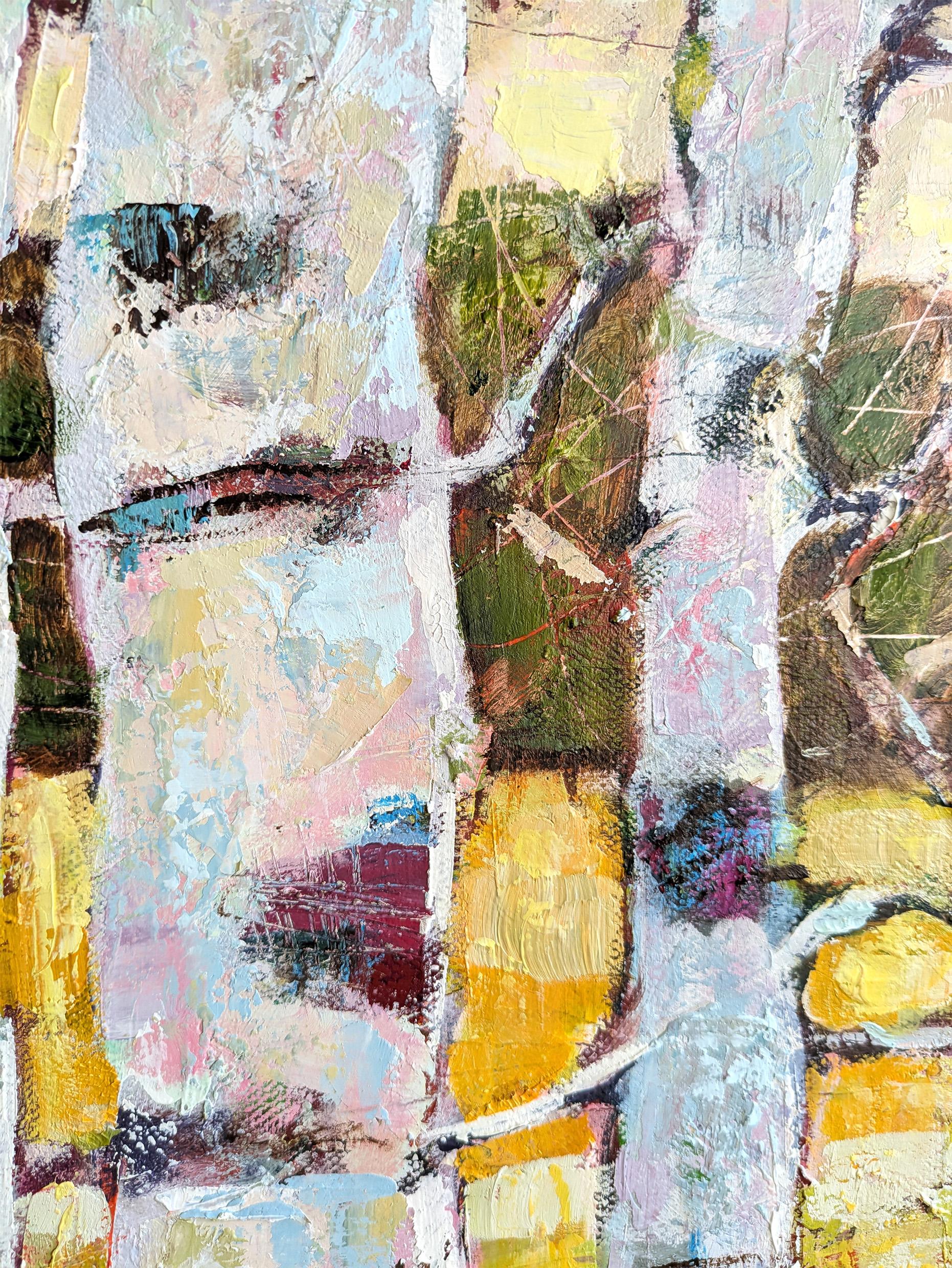 Herbst-Birken – Painting von Ania Pieniazek