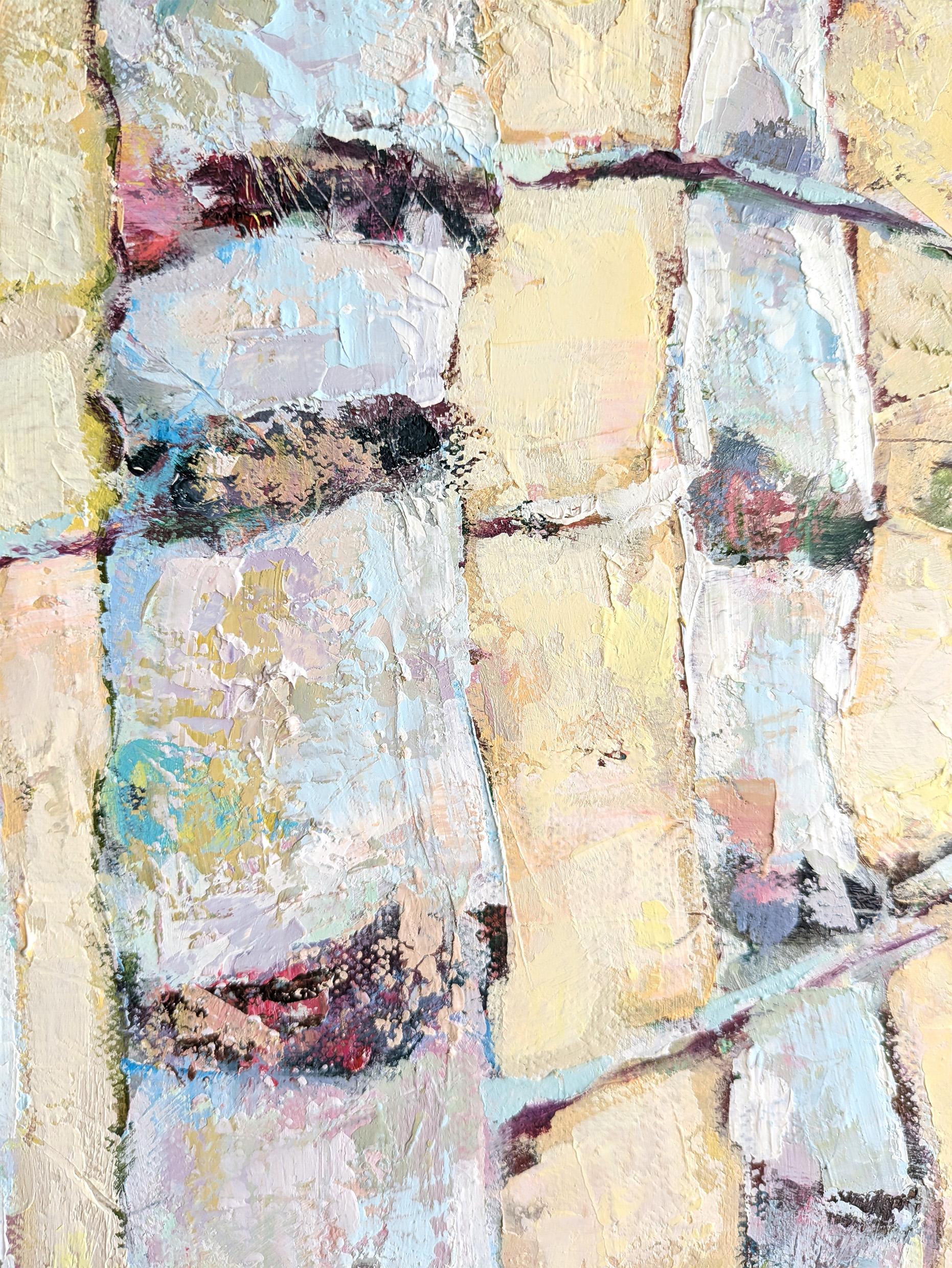 Herbst-Birken (Moderne), Painting, von Ania Pieniazek