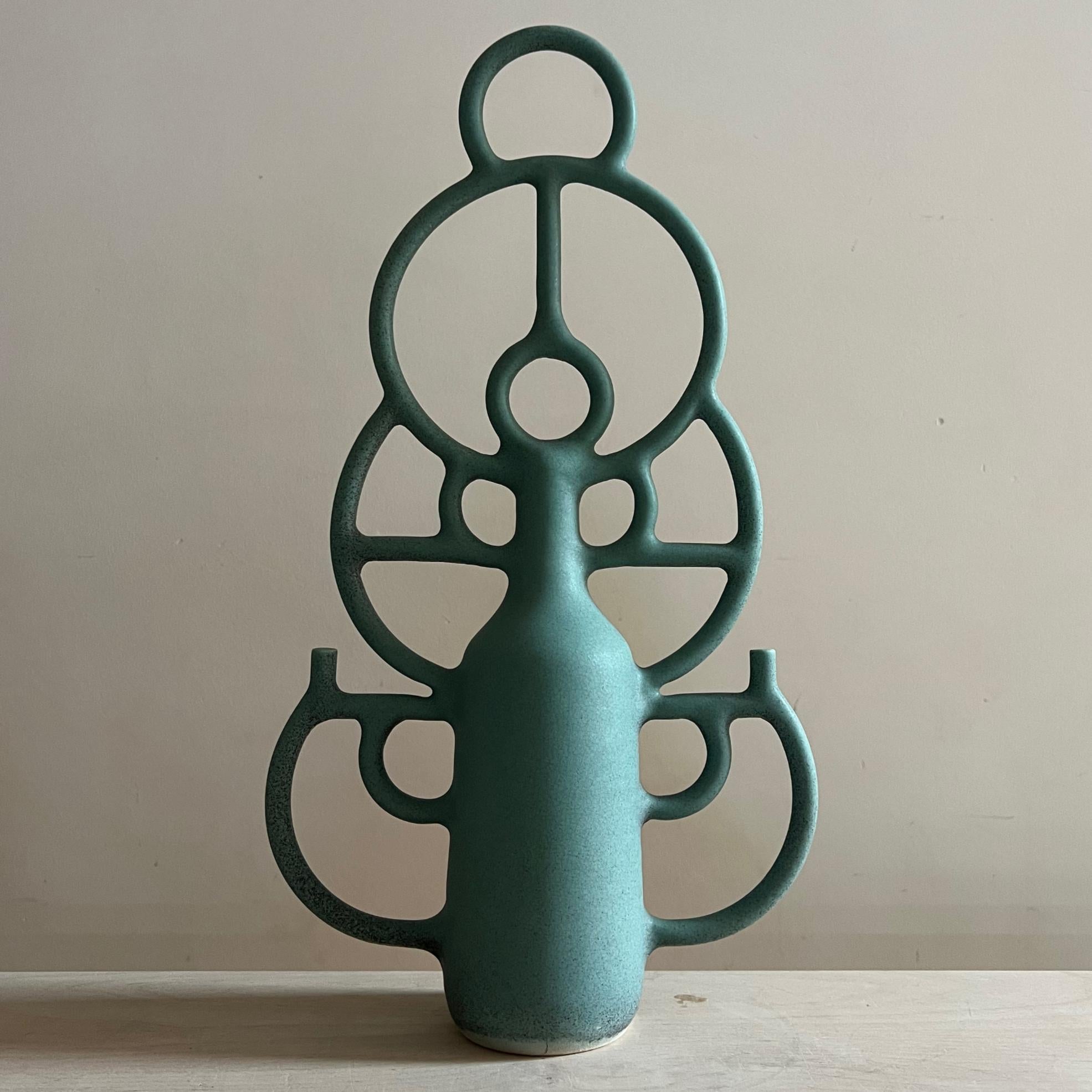Aniana Heras Abstract Sculpture - Grass. From the Altars Series