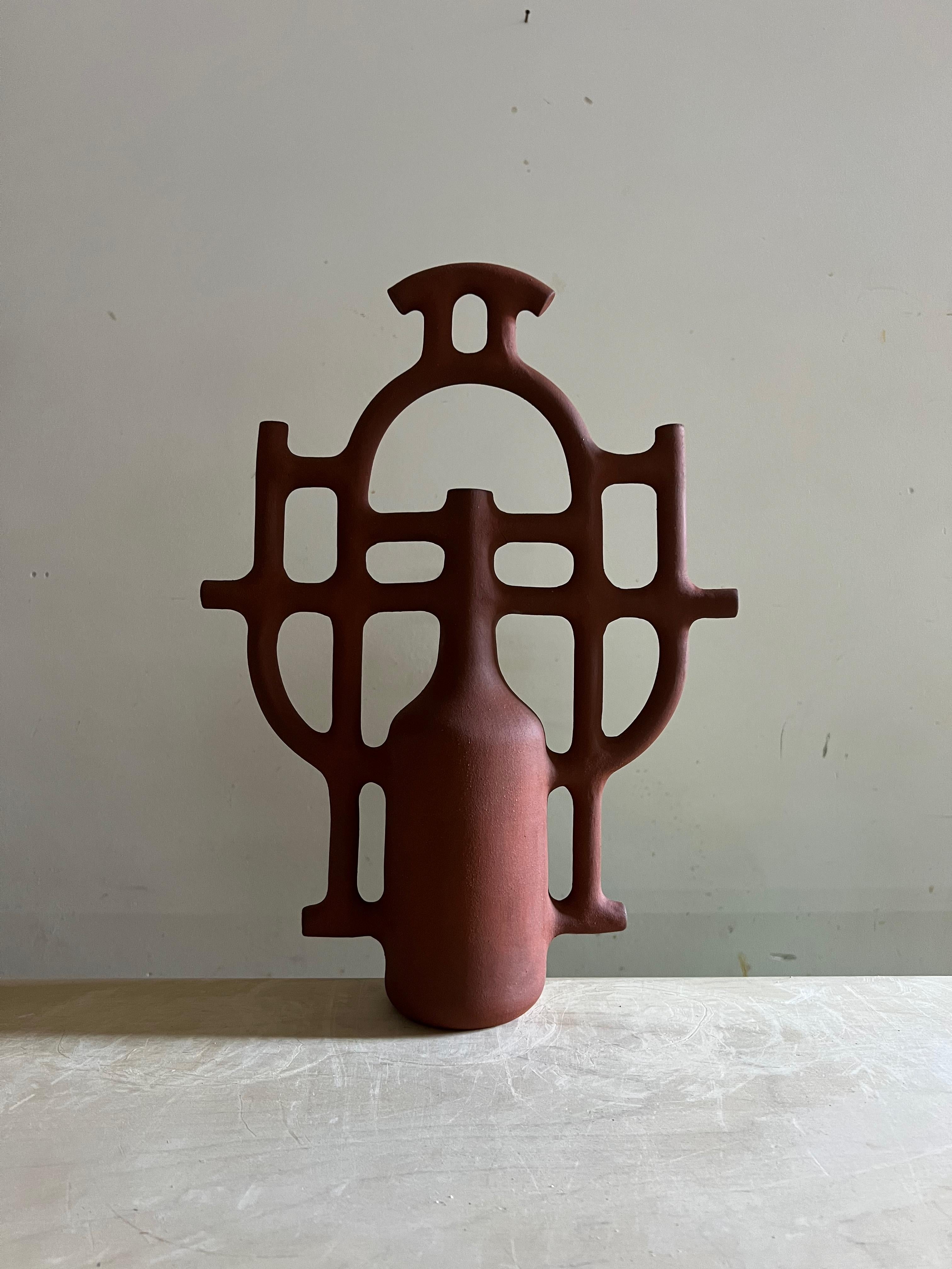 Soria. From Primitive Modern Series - Sculpture by Aniana Heras