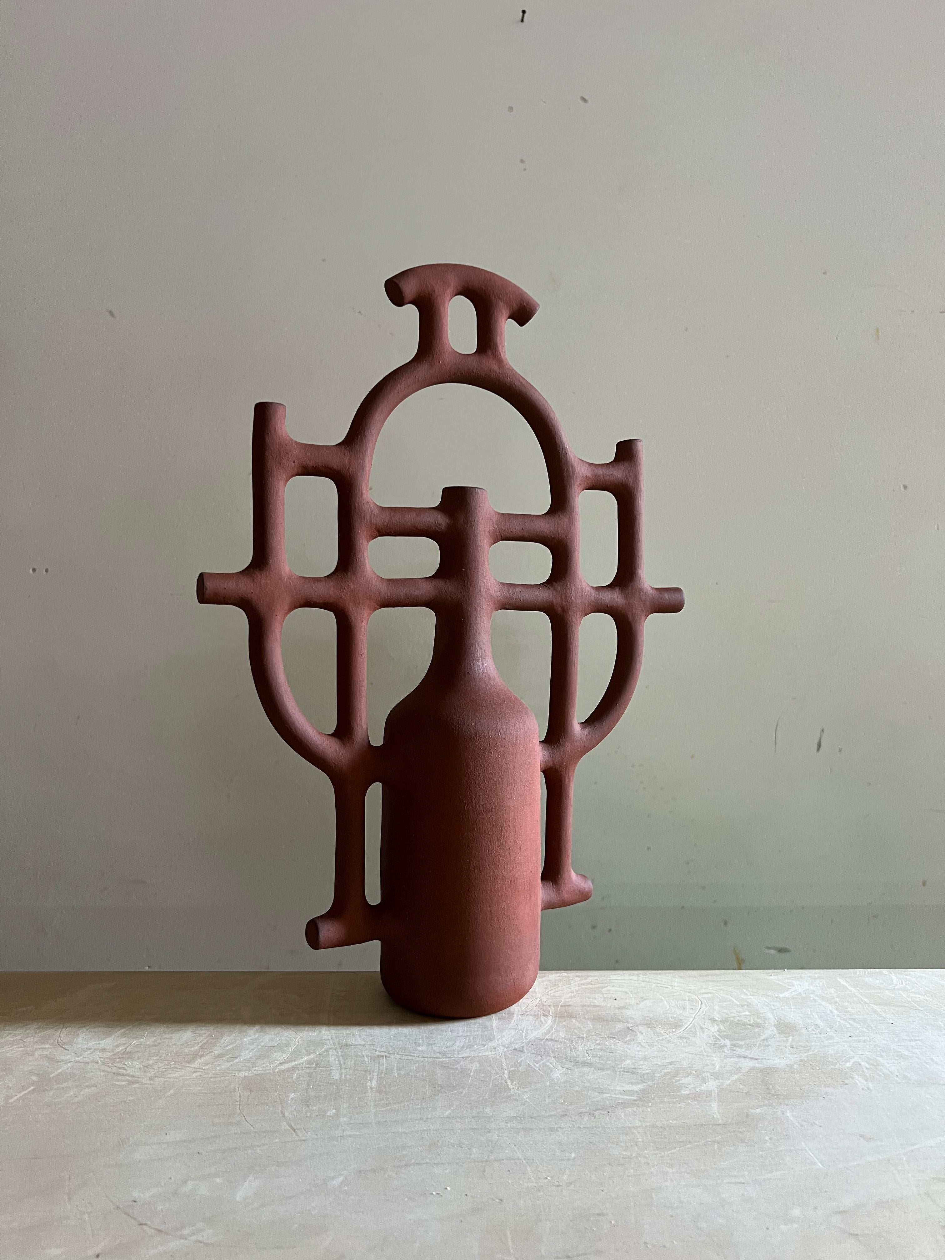 Soria. From Primitive Modern Series - Abstract Sculpture by Aniana Heras