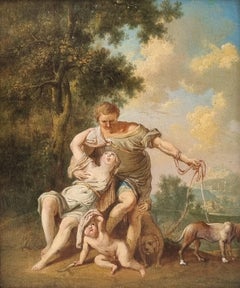 Pittura mitologica francese 18° Venere e Adone dopo VERONESE LEMONNIER