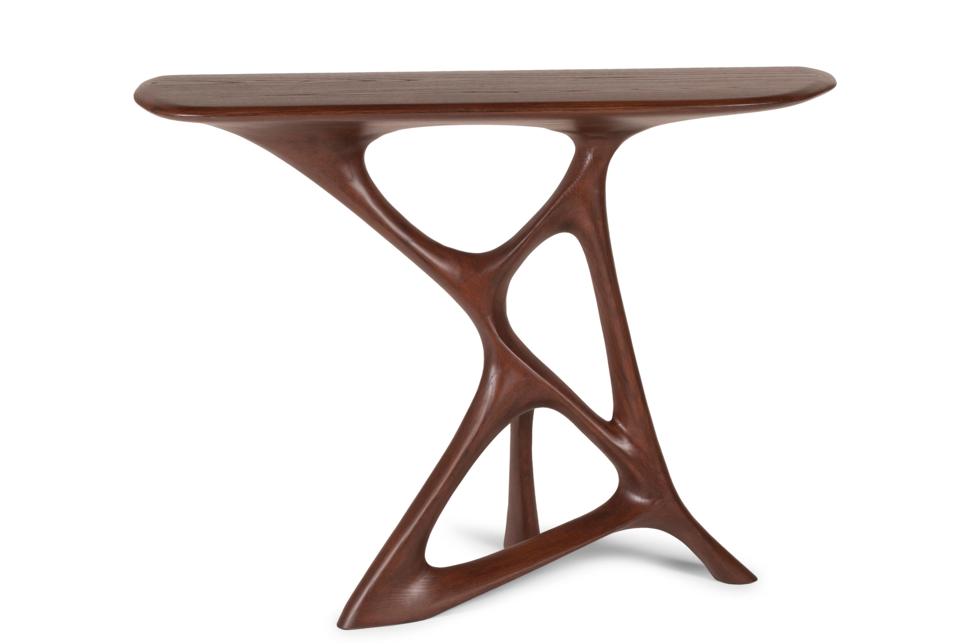 Wood Anika Console Ebony on Ash wood by Amorph For Sale