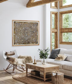 Animal Large Painting on Canvas Tribal Art India Natural Village Minimalist