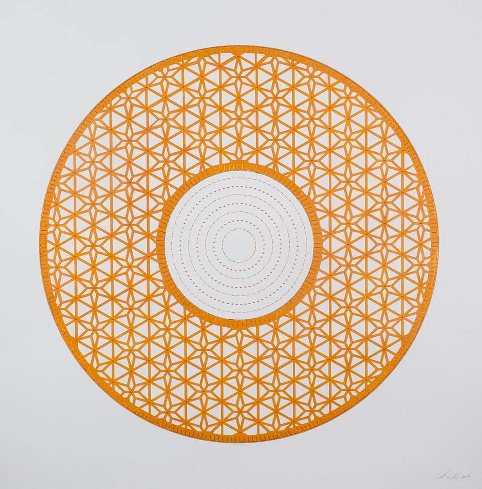 Flowers (Orange Circle)