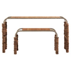 Anillo Console by Hannelore Freer for GESTU with hand-crafted ceramic details