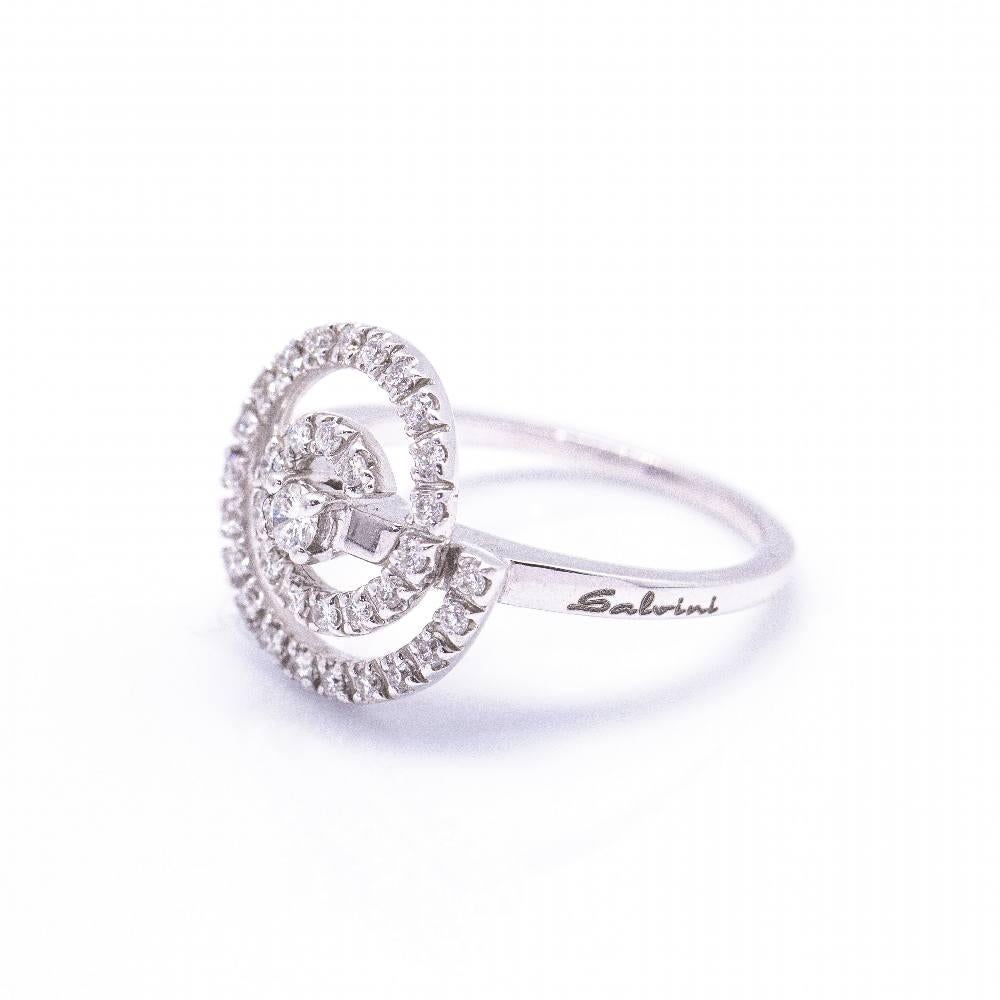 Women's Anillo SALVINI Espiral de Diamantes For Sale