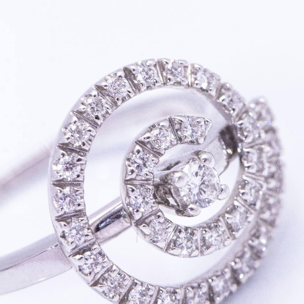 Anillo SALVINI Espiral de Diamantes For Sale 1