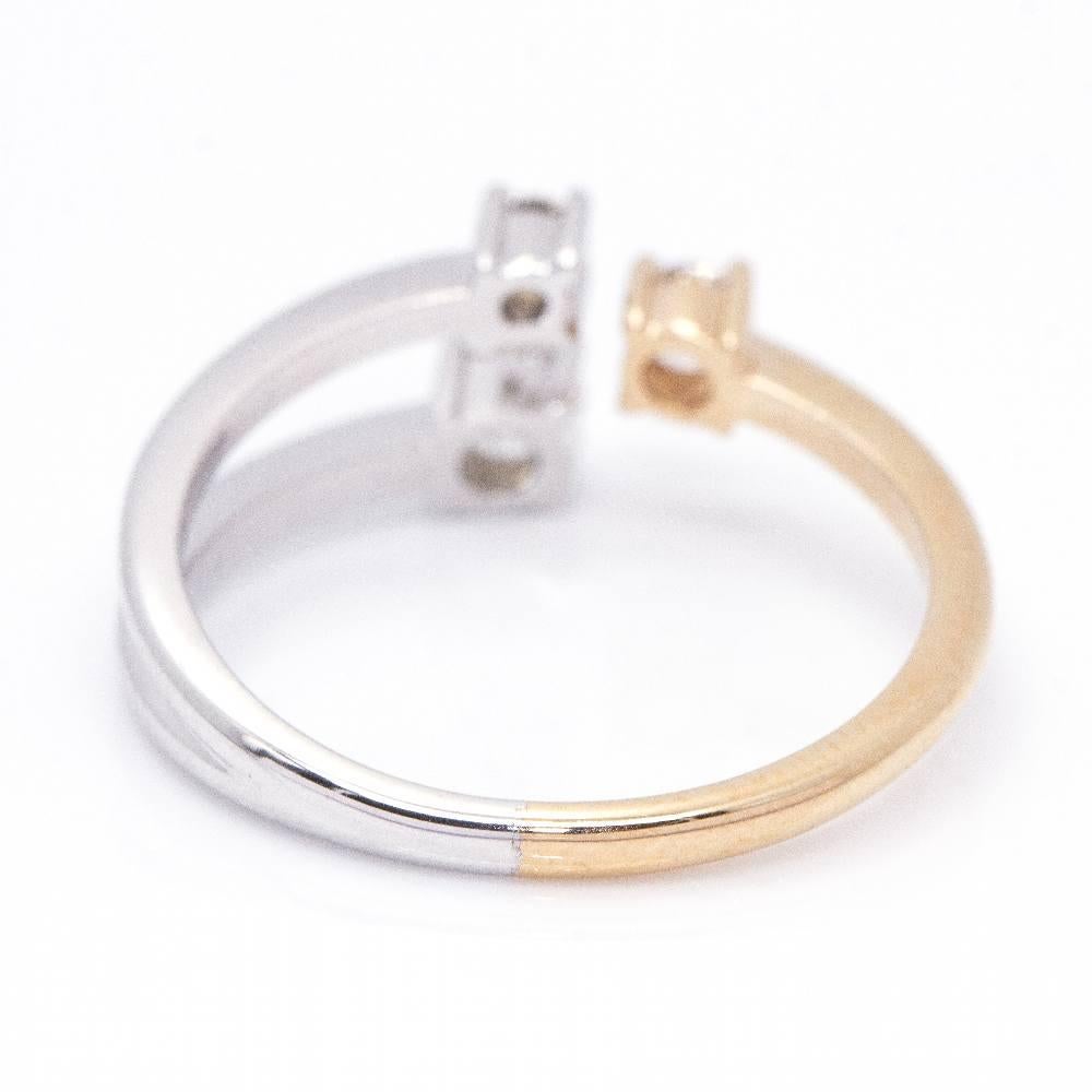 TRIO Diamond Ring In New Condition For Sale In Barcelona, CT