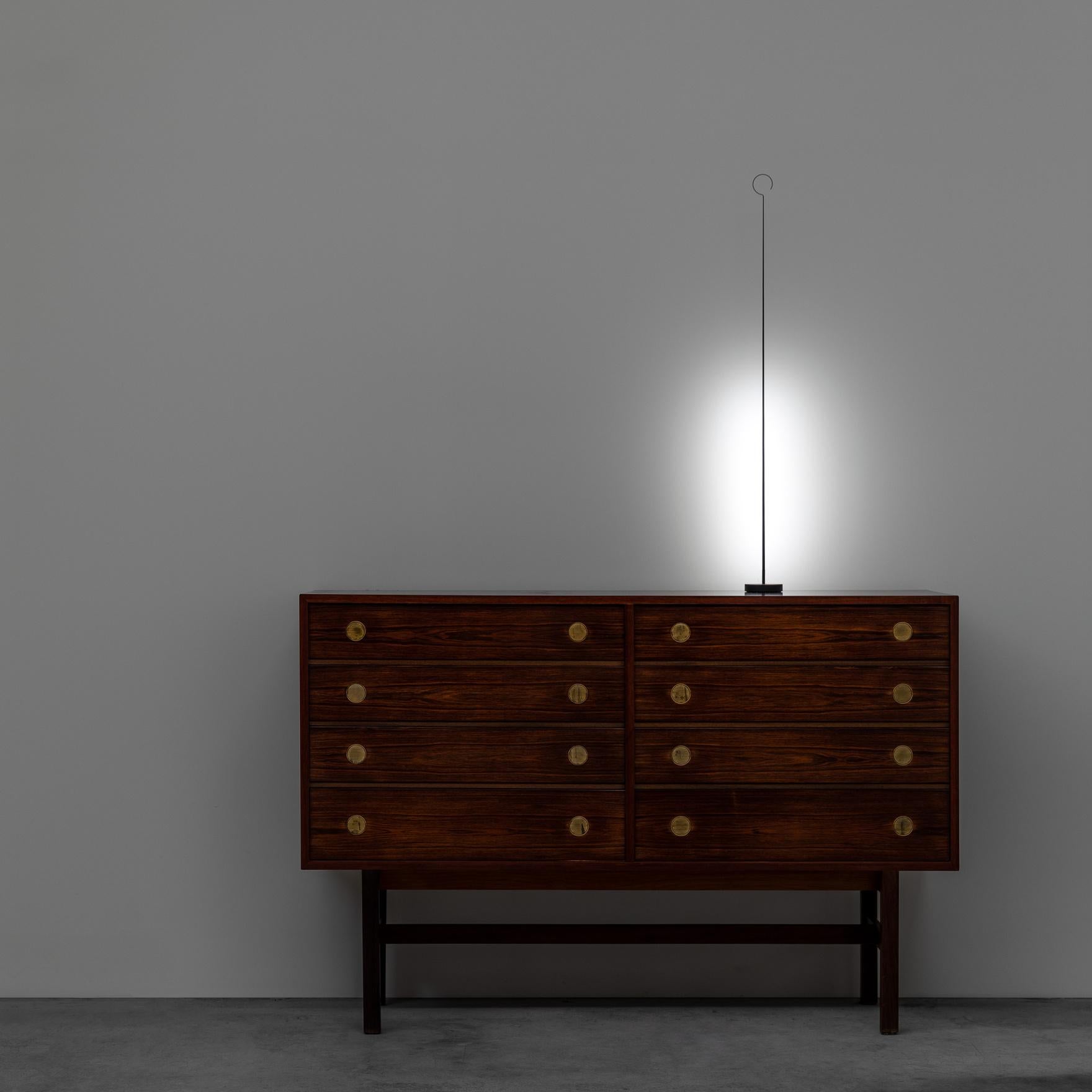 Anima Table Lamp by Davide Groppi in Matt Black In Excellent Condition In Rhinebeck, NY