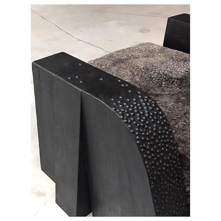 Animal Armchair 'Edition of 12', Sculpted Iroko Wood, Arno Declercq In New Condition In Geneve, CH