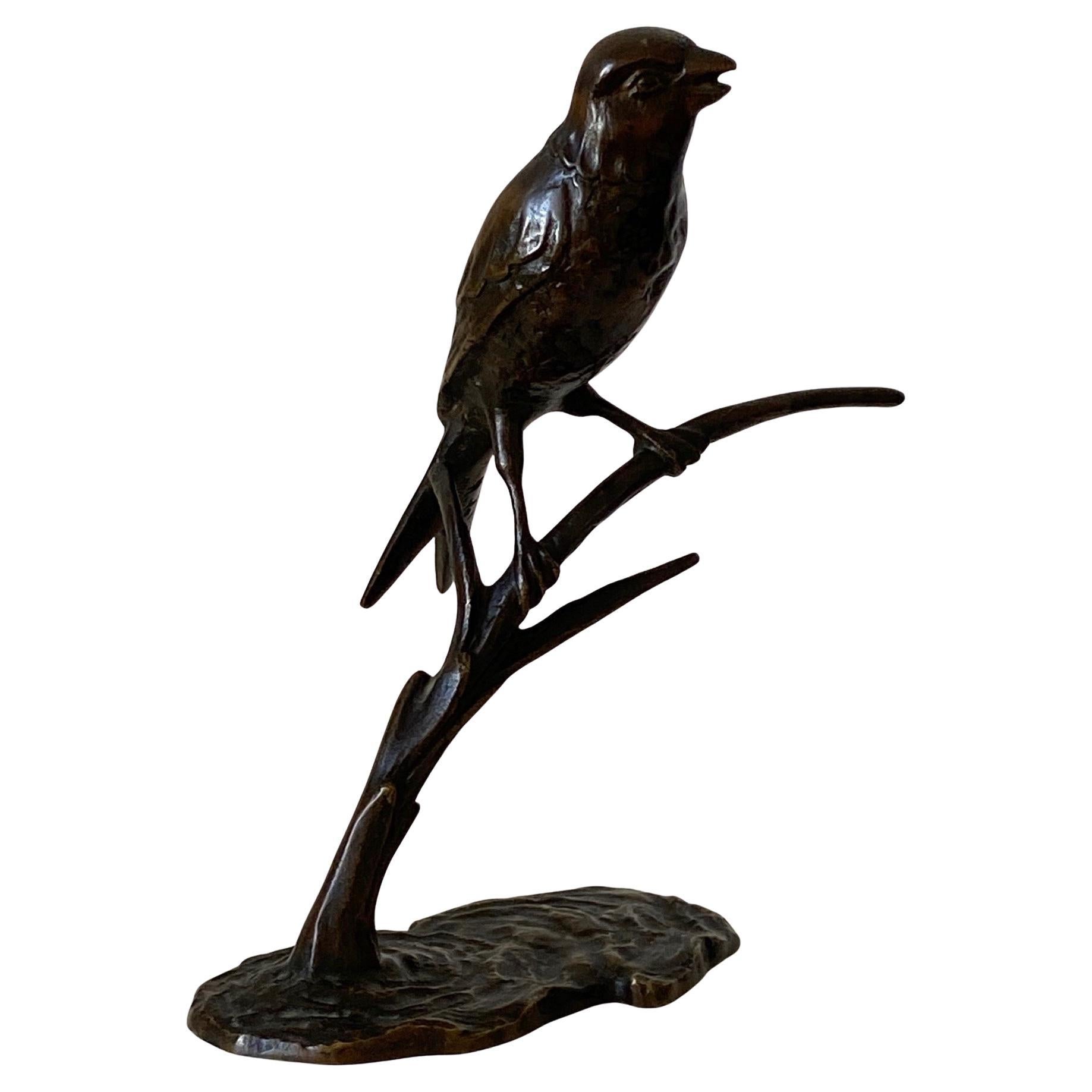 Bronce animal de Max Le Verrier del periodo 1930-1950 en venta