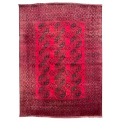 Animal Crossing Lovely Vintage Rug Ersari Elephant & Tracks, circa 1960's