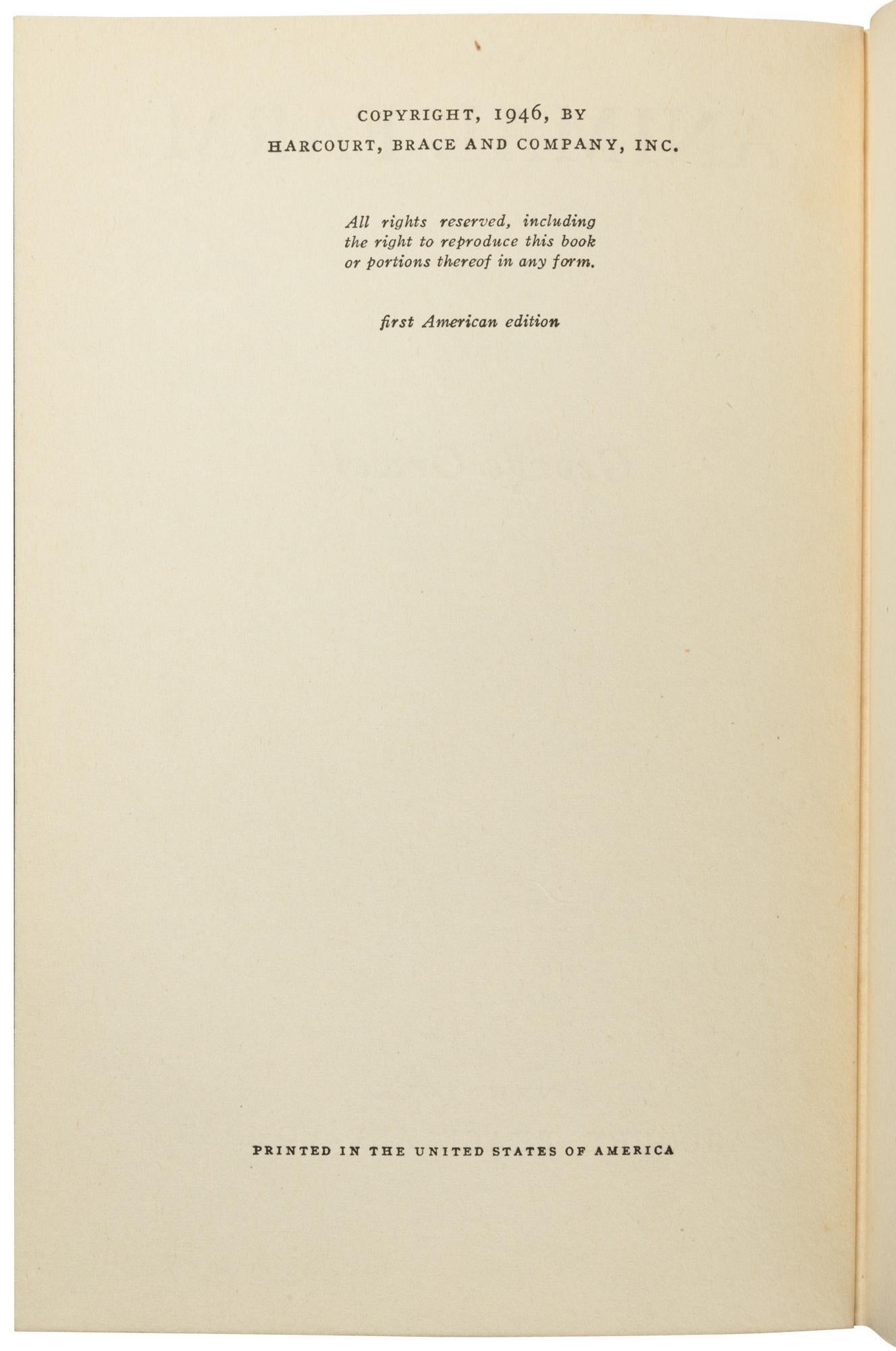 Mid-Century Modern Animal Farm by George Orwell, First US Edition, in Original Dust Jacket, 1946