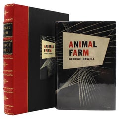 Tierfarm von George Orwell, Erstausgabe in Original-Staubmanteljacke, 1946