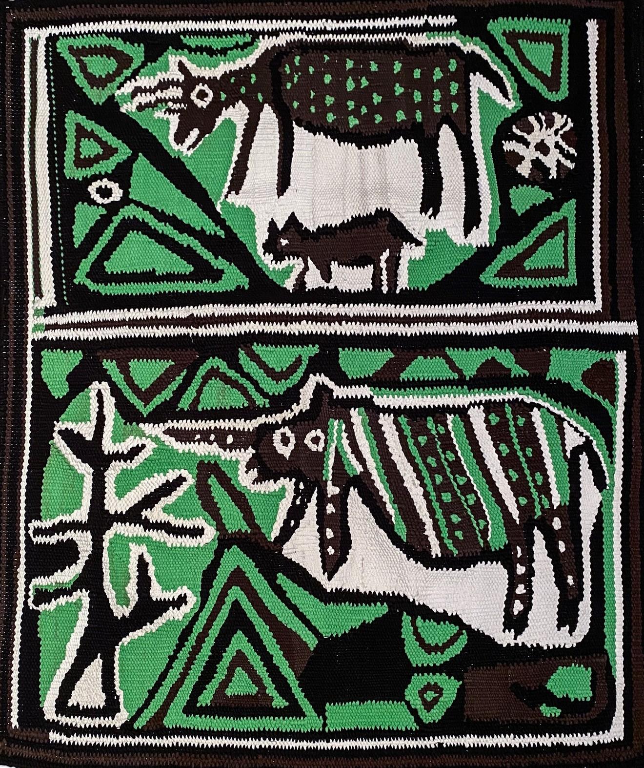 Animal Isolation Rug, 1 of 1 by Nawaaz Saldulker In New Condition In Geneve, CH