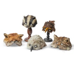 Animal Masks “Wild Things” Animal Masks by James Perkins 20th Century