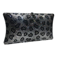 Animal Motif Crystal Clutch In The Style Of Judith Leiber, Great Condition.