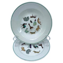 Animal Parade Child's Plate and Bowl Set