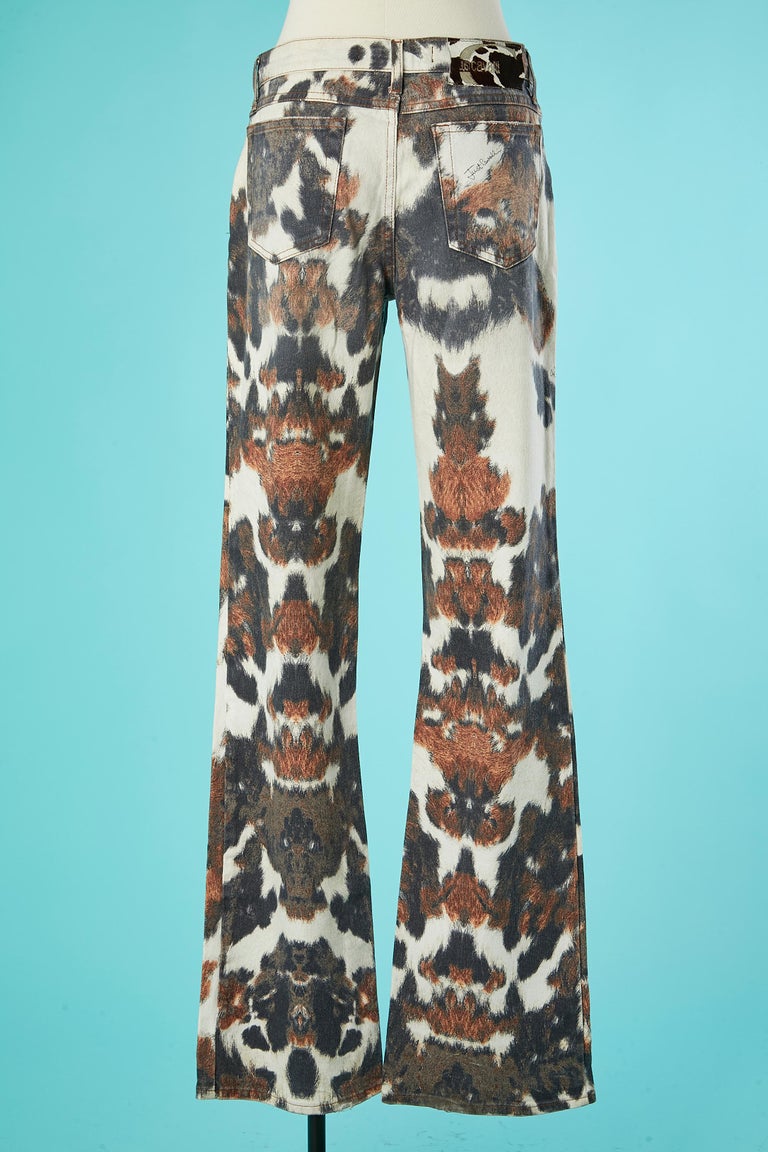 Jeans con stampa animalier Just Cavalli su 1stDibs Italia