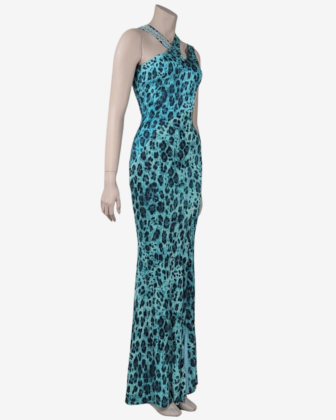 Women's Animal print all-over maxi dress from the Fall 2012 Collection For Sale
