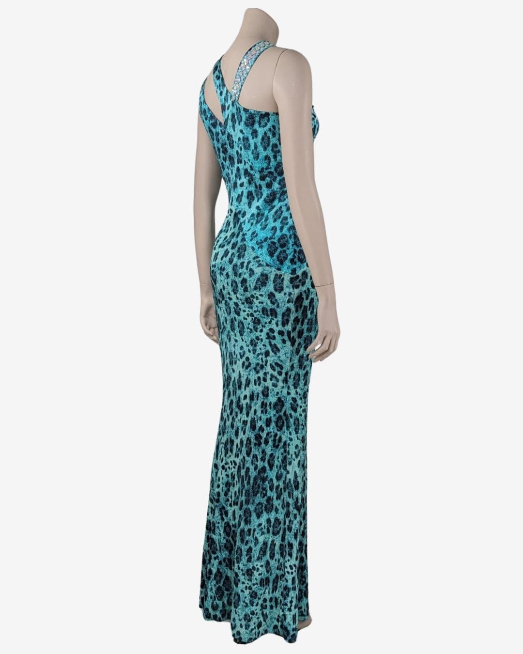 Animal print all-over maxi dress from the Fall 2012 Collection For Sale 2