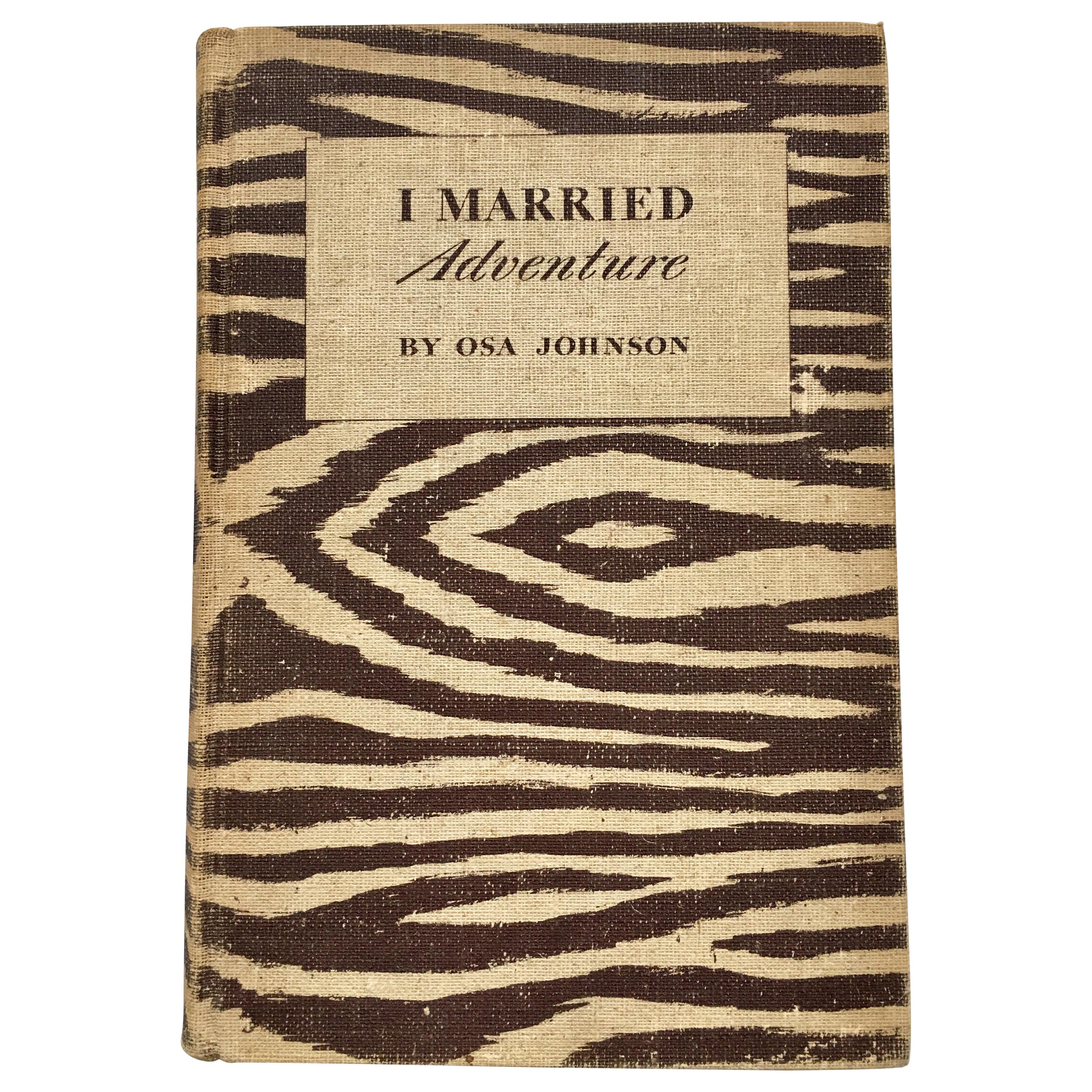Animal Print Safari Book, I Married Adventure by Osa Johnson