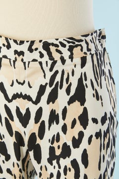 Animal printed trouser Roberto Cavalli
