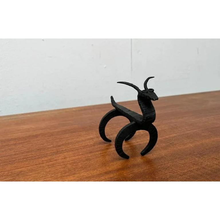 Mid-Century Modern Animal Sculpture in Wrought Iron, 1960s For Sale